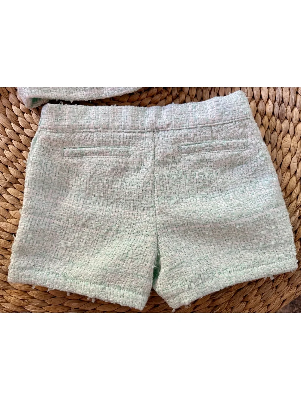 Janie and Jack Boucle Jacket and Shorts Sz 2T EUC